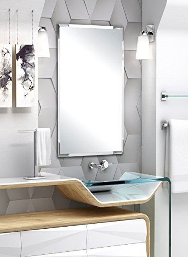 Gatco 1444C, Modern Rectangle Base Freestanding Countertop Towel Holder, Chrome / 10.50"W x 11.13"H T-Shape Style Countertop Hand Towel Holder for Bathroom, Kitchen/ Fingertip Towel Rack - Image 2