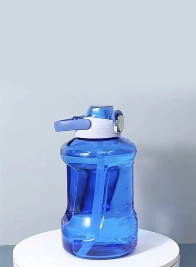 زجاجة شيكر لزجاجة ماء رياضية خالية من البيسفينول A إبريق كبير للشرب للتدريب في الهواء الطلق وكمال الأجسام والتخييم وأكثر - Image 3