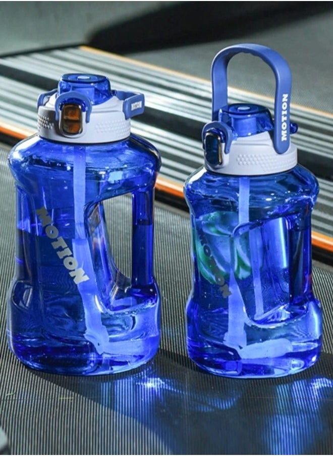 ZEESQUARE - Shaker Bottle for Gym Water Bottle BPA-Free Drinking Big Jug for Outdoor Training Bodybuilding Gym Camping and More - Image 1