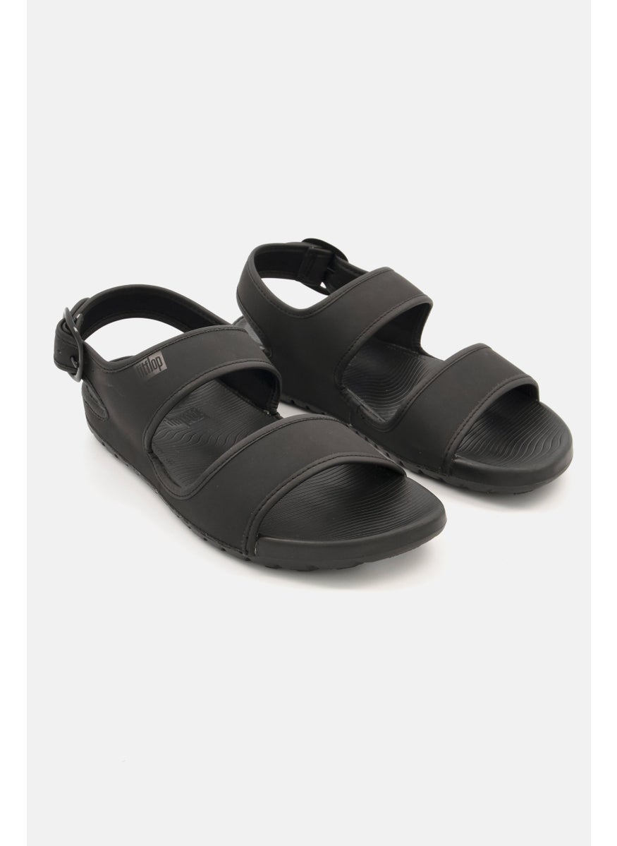 FitFlop - Men Lido Back Strap Sandals, Black - Image 1