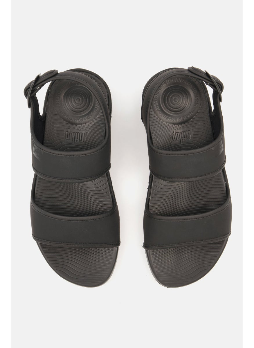 FitFlop - Men Lido Back Strap Sandals, Black - Image 1