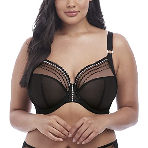 Elomi Women's Plus-Size Matilda Underwire Plunge Bra, Black, 42HH - Image 2