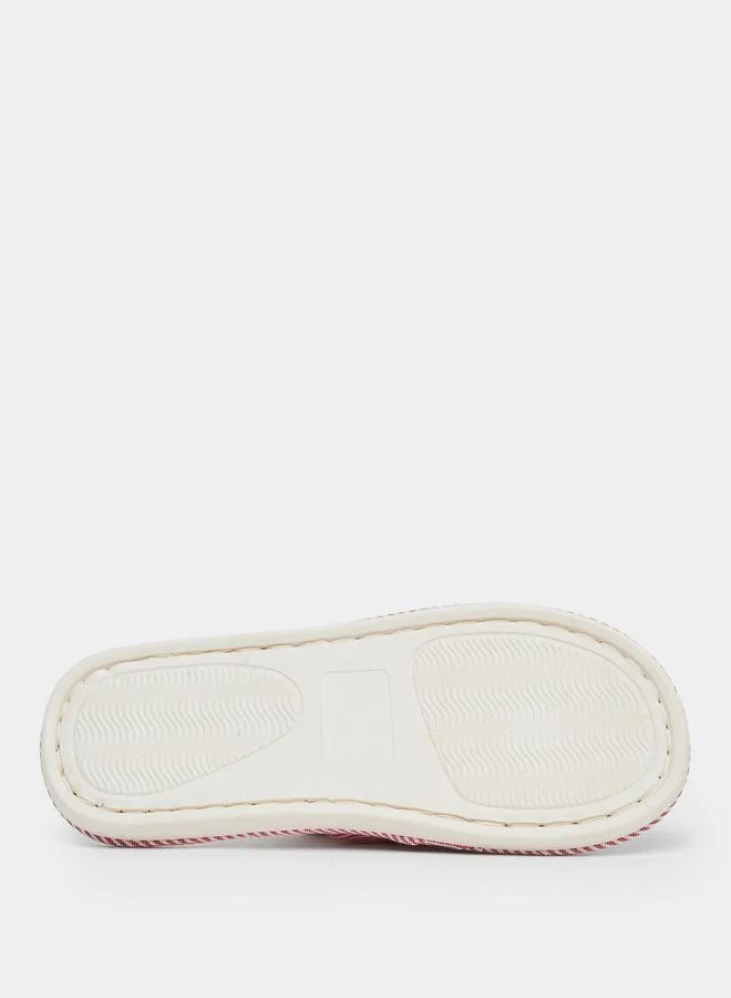 Take Two  Striped Bathroom Slippers for Women | Best Price UAE