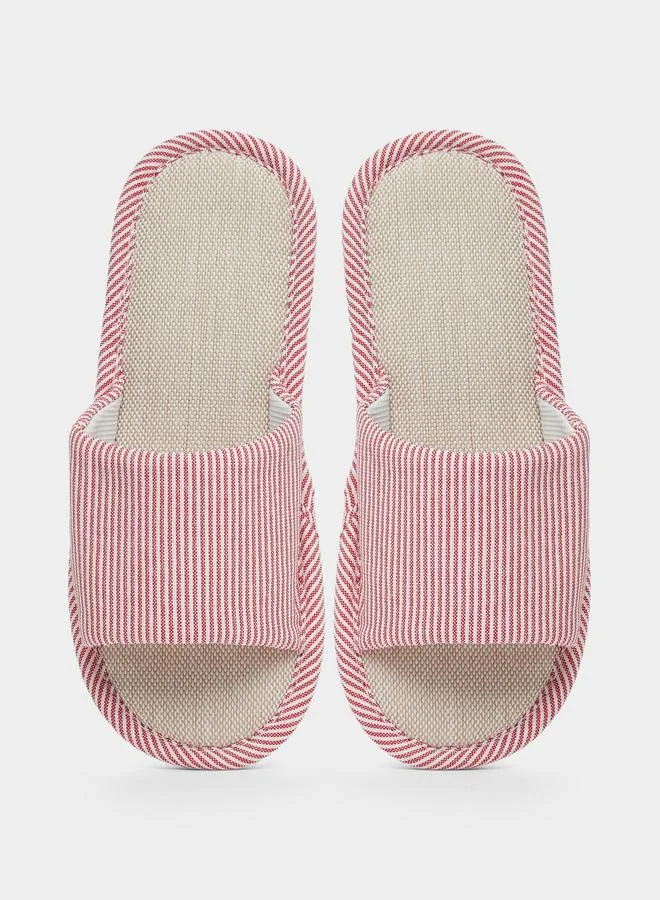 Take Two  Striped Bathroom Slippers for Women | Best Price UAE