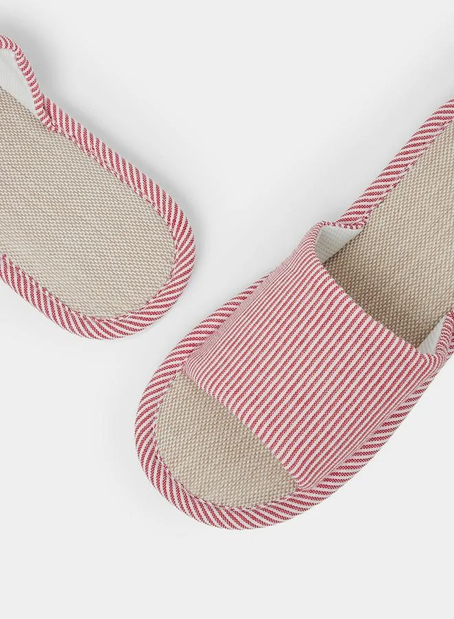 Take Two  Striped Bathroom Slippers for Women | Best Price UAE