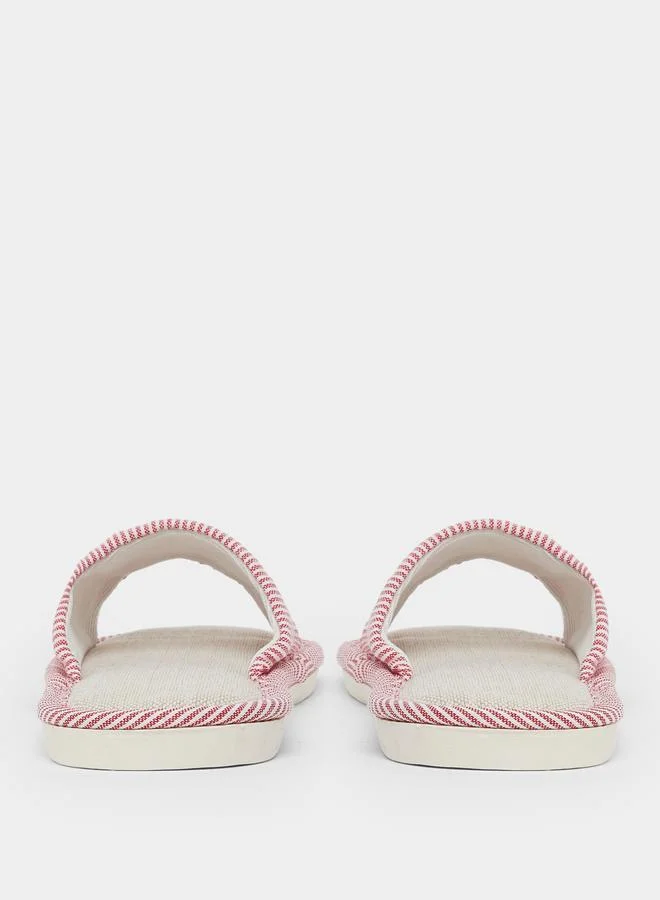 Take Two  Striped Bathroom Slippers for Women | Best Price UAE