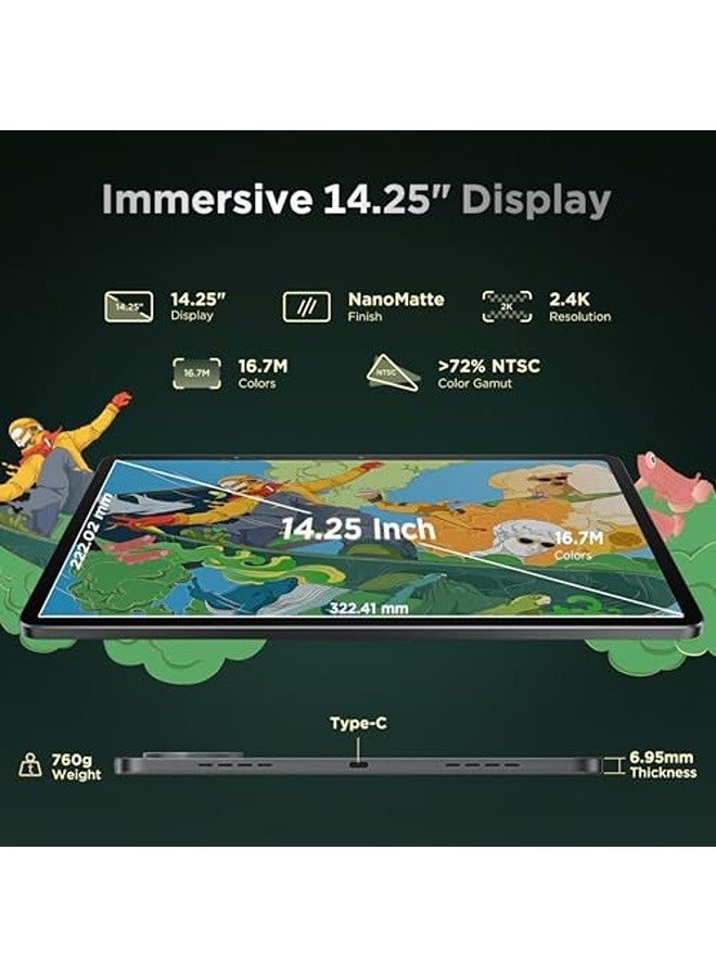 Ugee Fun Drawing Pad 8GB+256GB, 14.25 Inch Standalone Drawing Tablet with 2.4K Ultra HD Full-Laminated Screen, Android 14, 10000mAh Battery, 33W Fast Charging, No Computer Needed - Image 2