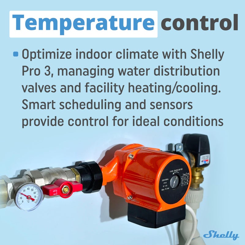 Shelly Pro 3 | Wi-Fi & LAN, 3-Channel Smart Relay | Home & Facility Automation | Compatible with Alexa & Google Home | iOS Android App | Lights Automation | Controller for Motorized Valve - Image 5