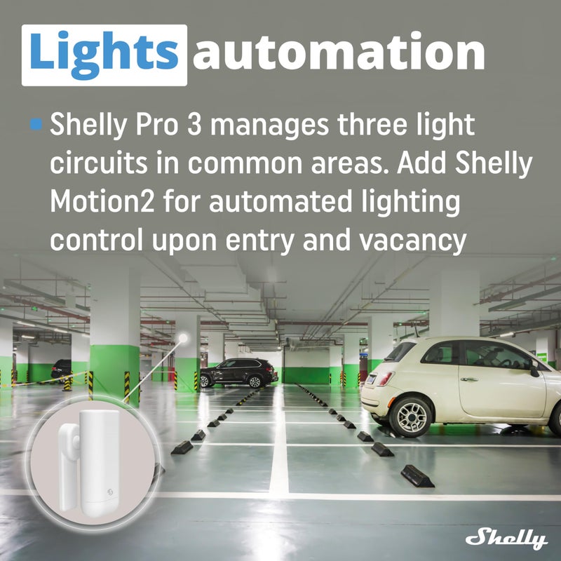 Shelly Pro 3 | Wi-Fi & LAN, 3-Channel Smart Relay | Home & Facility Automation | Compatible with Alexa & Google Home | iOS Android App | Lights Automation | Controller for Motorized Valve - Image 4