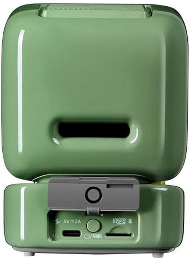 Divoom Ditoomic Bluetooth Speaker Microphone Karaoke Function Green  - Image 2
