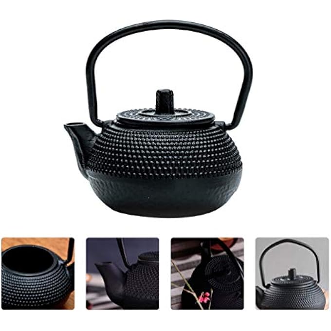 ريحني غلاية شاي على موقد صفير إبريق شاي بمقبض أوبريق قهوة حديث للمنزل في مطعم فندق أسود - Image 5