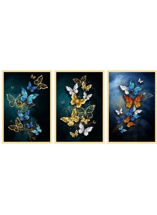 Butterfly Crystal Porcelain Decorative Wall Painting Set (A B C) - pzsku/Z343E848FAFC22FC1B6C4Z/45/_/1736771712/7ade9f6a-a2bb-44ff-89d6-c51c8db14875