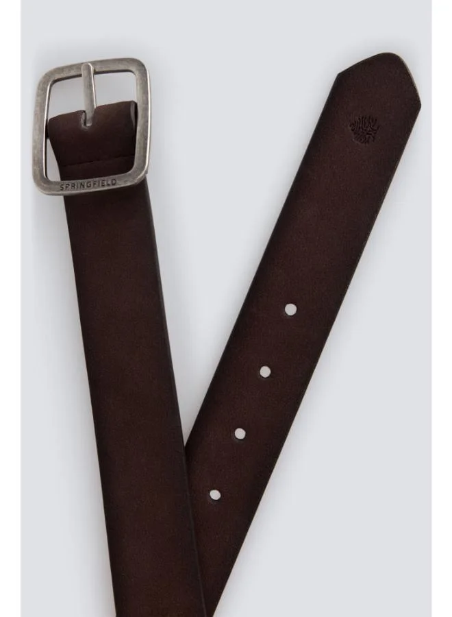 Springfield Reversible faux leather belt