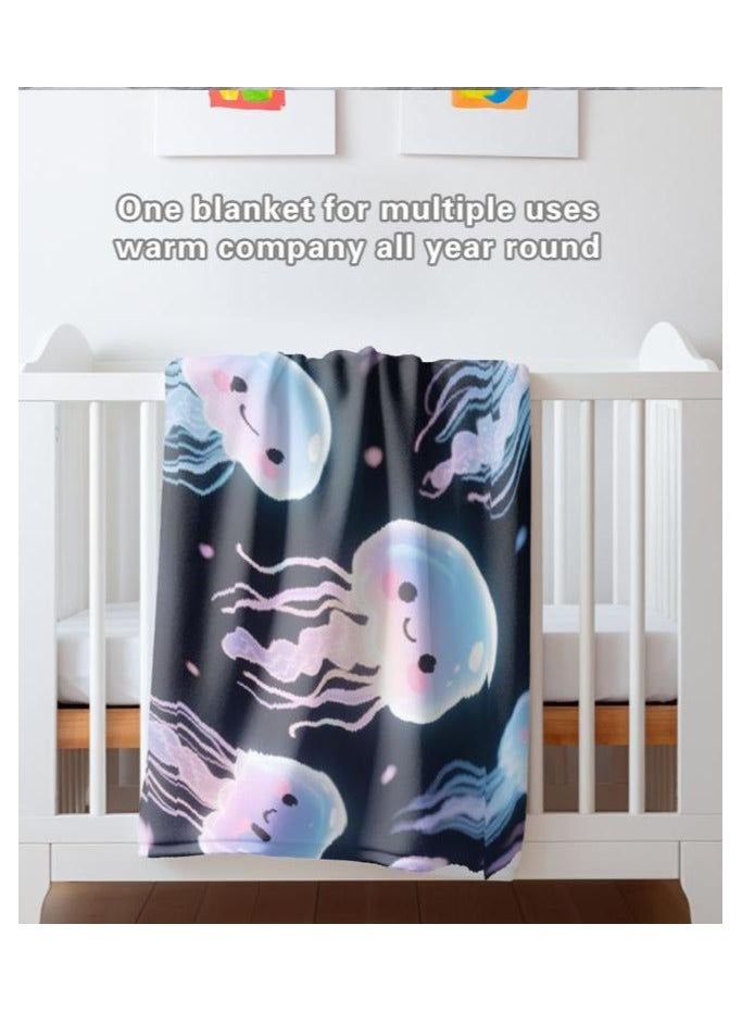 عام بطانية رقيقة من الفانيلا الكرتونية للأطفال أو الطلاب (دافئة ومريحة ومناسبة للنوم والألعاب) 100 سم * 150 سم - Image 5