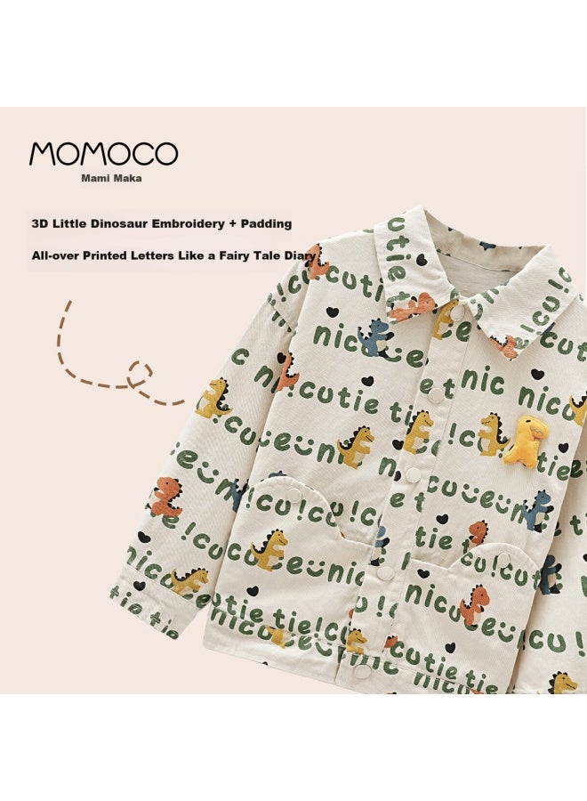 Momoco Boys Autumn Jacket  New Trendy Stylish Coat Green Size 105 - Image 1