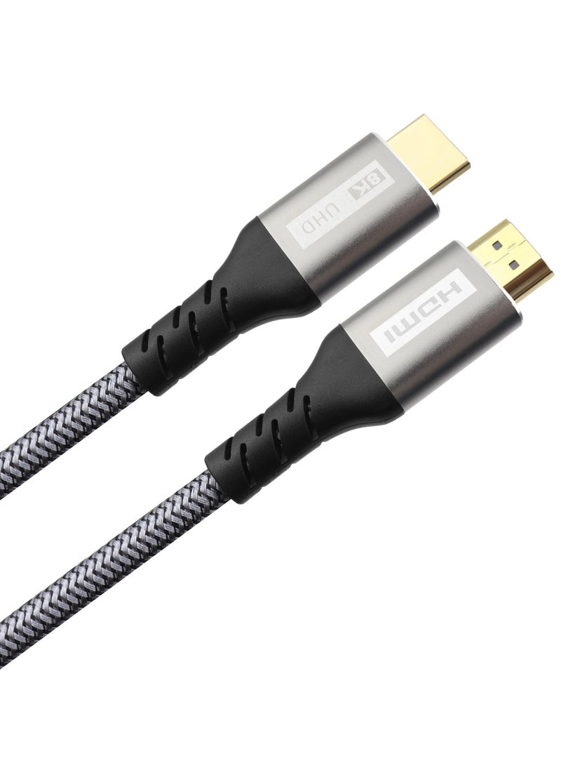 Metal HDMI Cable 1M 8K 2.1 Ultra HD 160HZ - Image 5