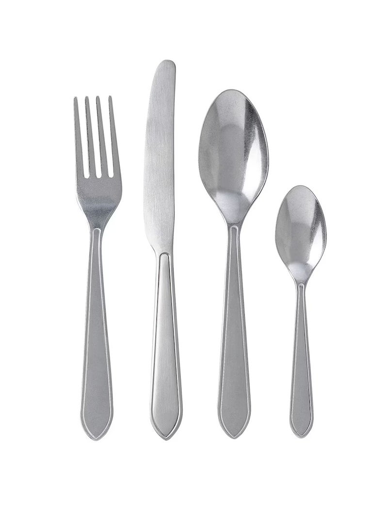 16-piece cutlery set, stainless steel - Image 1