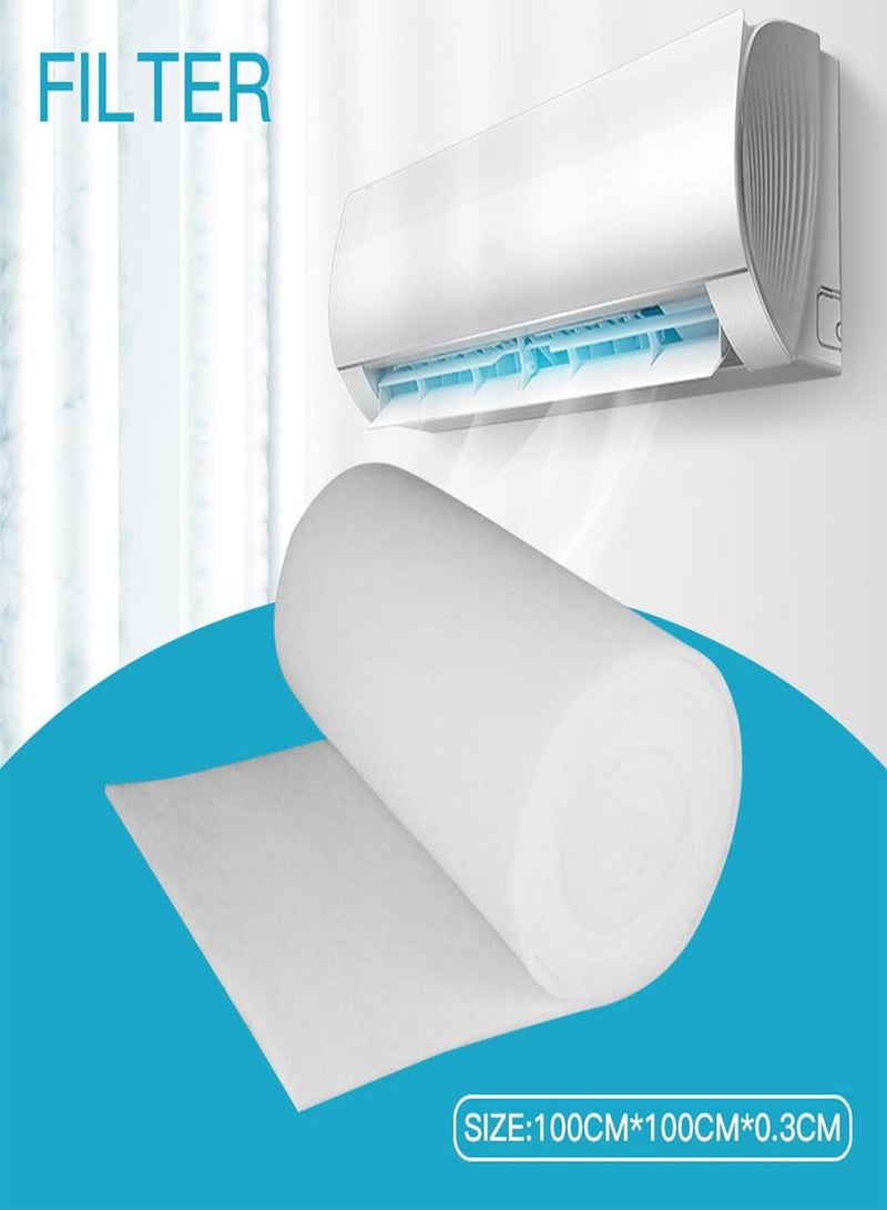GGOOT Air Conditioner Filter Cotton Filter Sheet Roll For Air Conditioner 100cm X100cm X3mm Specially Designed For Purifying Air - Image 3