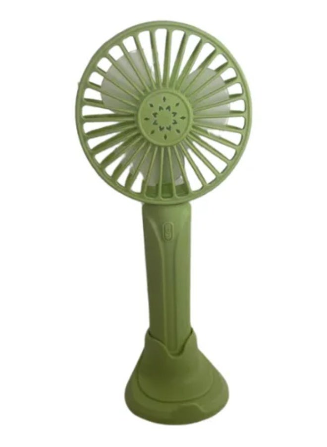 Raxoom Small Desk Fan Portable Fan Usb Rechargeable Fan Desk Wind Fan Air Cooler Rechargeable Air Cooler Chilling Fans (green) - Image 1