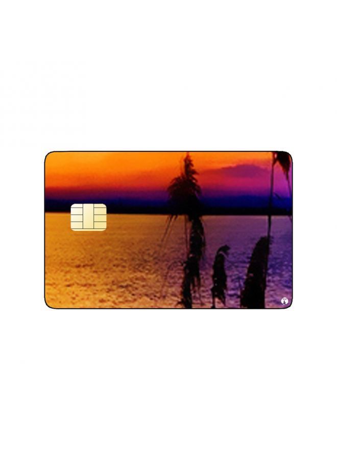 RKN PRINTED BANK CARD STICKER Beautiful Nature View Picture - Image 1