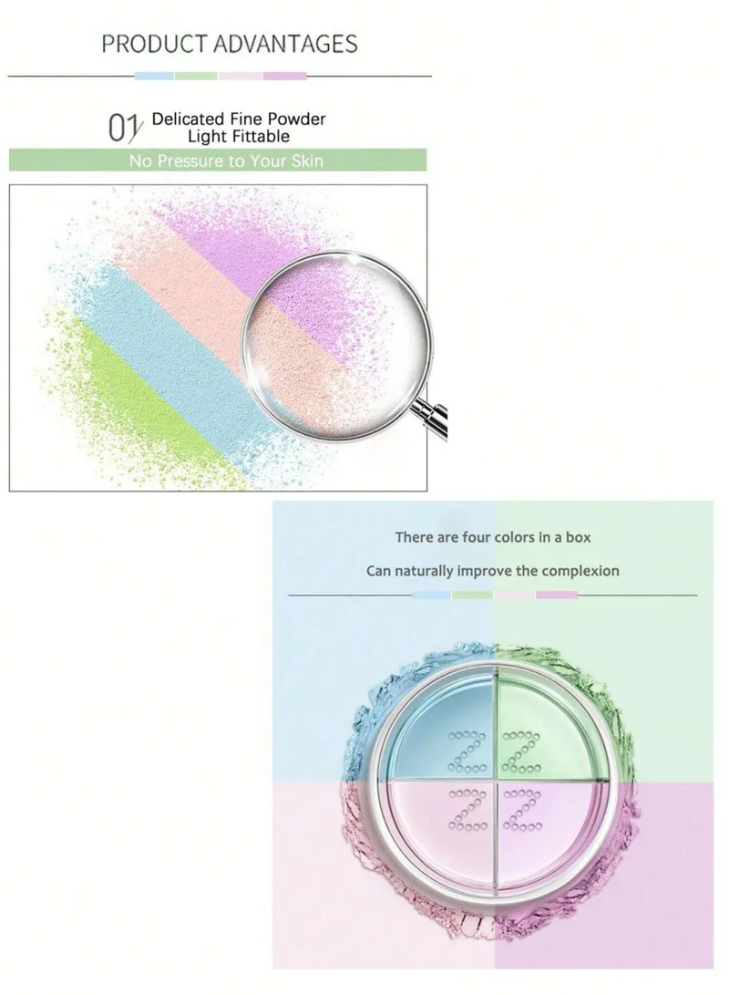 ZEESEA ZEESEA 4  Color Correcting loose powder