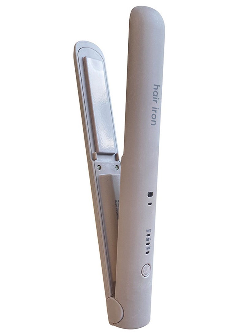 عام مشبك مستقيم لاسلكي صغير قابل للشحن محمول USB المشبك الانفجارات الشباك واستقامة مكواة فرد الشعر عنبر ثنائي الغرض - Image 5