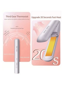 General Mini wireless straightener rechargeable portable USB clip bangs curling straight dual-purpose dormitory magic straightener  - Image 4
