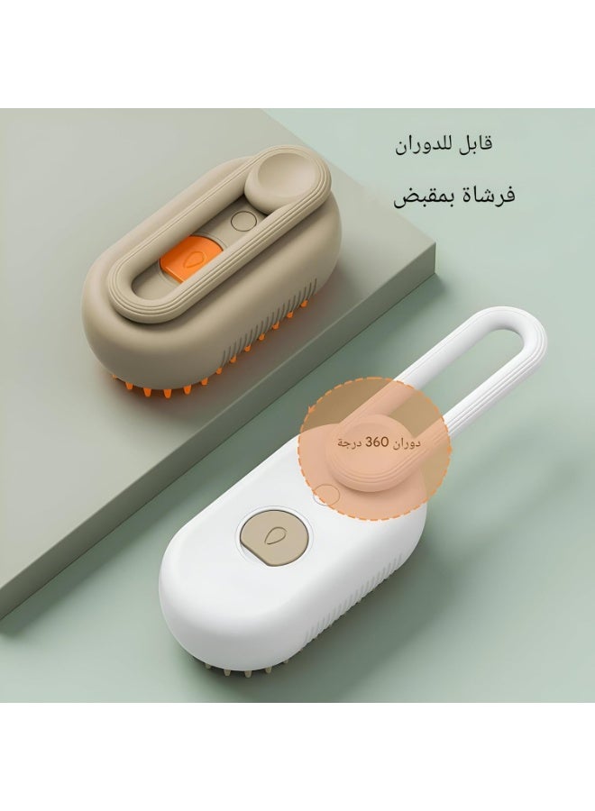 فرشاة شعر الحيوانات الأليفة - منظف الوبر القابل لإعادة الاستخدام للقطط والكلاب - يزيل الفراء والوبر والغبار بسهولة - مزدوج الجوانب بمقبض سهل الإمساك - Image 2