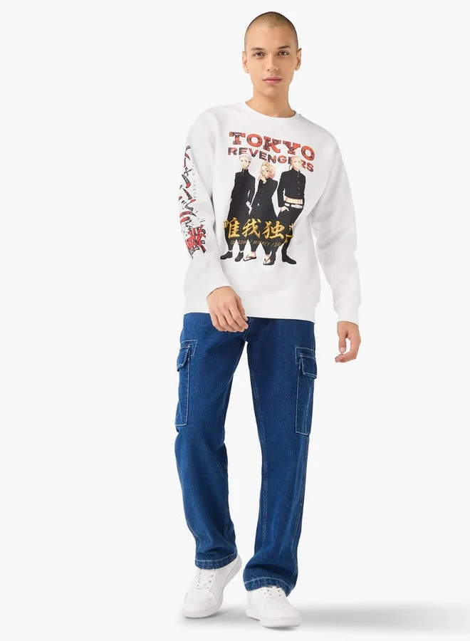 SP Characters Tokyo Revengers Graphic Print Sweatshirt