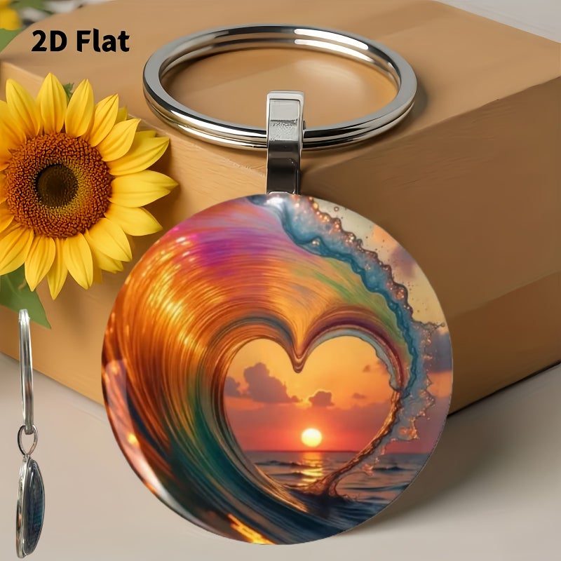 36 Piece Set Valentine S Day Keychain Hanging Set With 12 Keychain Pendants 12 Decorative Cards 12 Gift Bags For Her Him Valentine S Day New Year Gift - Image 5