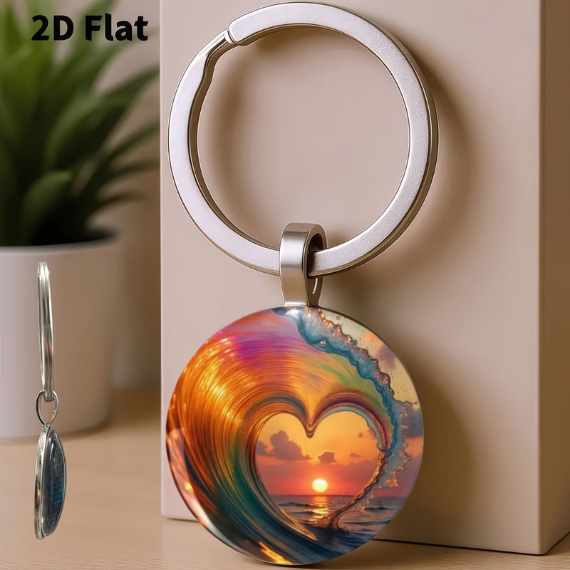 36 Piece Set Valentine S Day Keychain Hanging Set With 12 Keychain Pendants 12 Decorative Cards 12 Gift Bags For Her Him Valentine S Day New Year Gift - Image 4