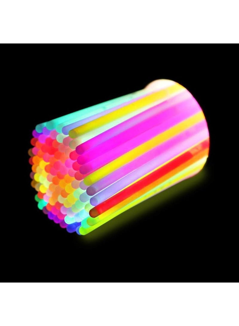 144 Pcs Glow Sticks Bulk 8 Inch Bracelets Necklaces Glow In The Dark Neon  - Image 3
