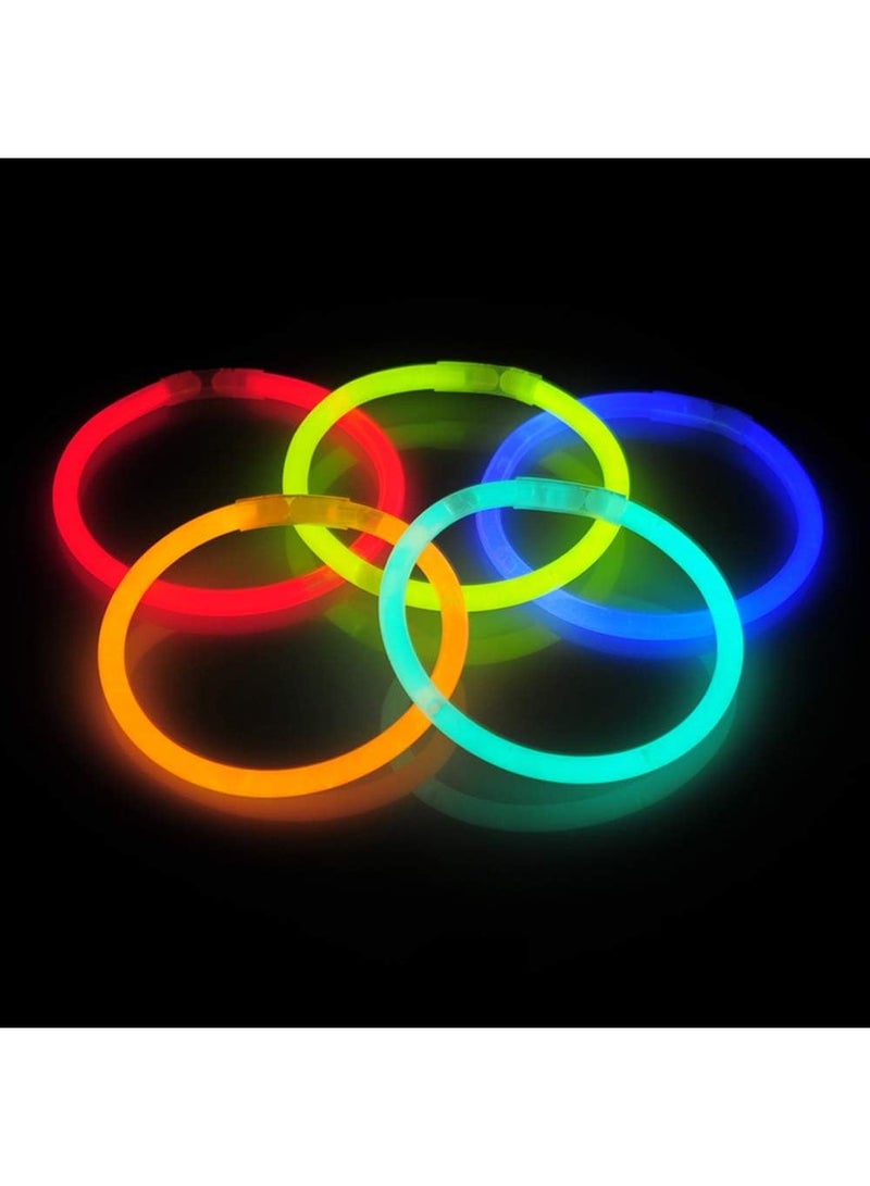 144 Pcs Glow Sticks Bulk 8 Inch Bracelets Necklaces Glow In The Dark Neon  - Image 4
