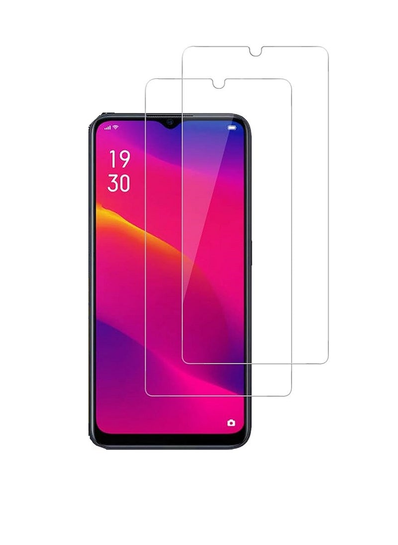 Super 2 Pieces  Tempered Glass Screen Protector Clear Designed For Oppo A11 Full Screen Coverage And Bubble Free - Image 1