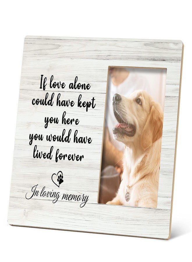 SRADMO Dog Memorial Picture Frame - Pet Memory Photo Frame 4x6, Cat Memorial Gifts - Image 1