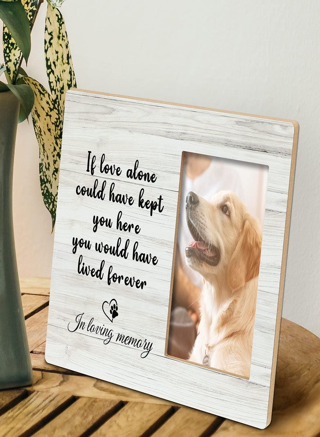 SRADMO Dog Memorial Picture Frame - Pet Memory Photo Frame 4x6, Cat Memorial Gifts - Image 4