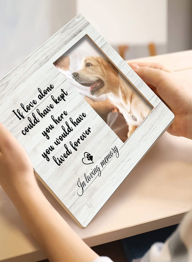 SRADMO Dog Memorial Picture Frame - Pet Memory Photo Frame 4x6, Cat Memorial Gifts - Image 3