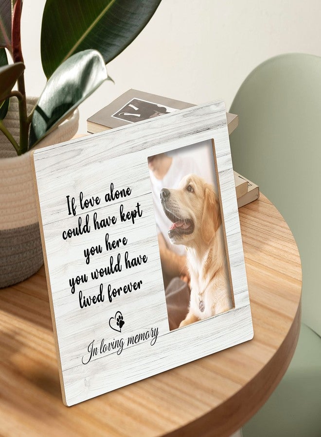 SRADMO Dog Memorial Picture Frame - Pet Memory Photo Frame 4x6, Cat Memorial Gifts - Image 2