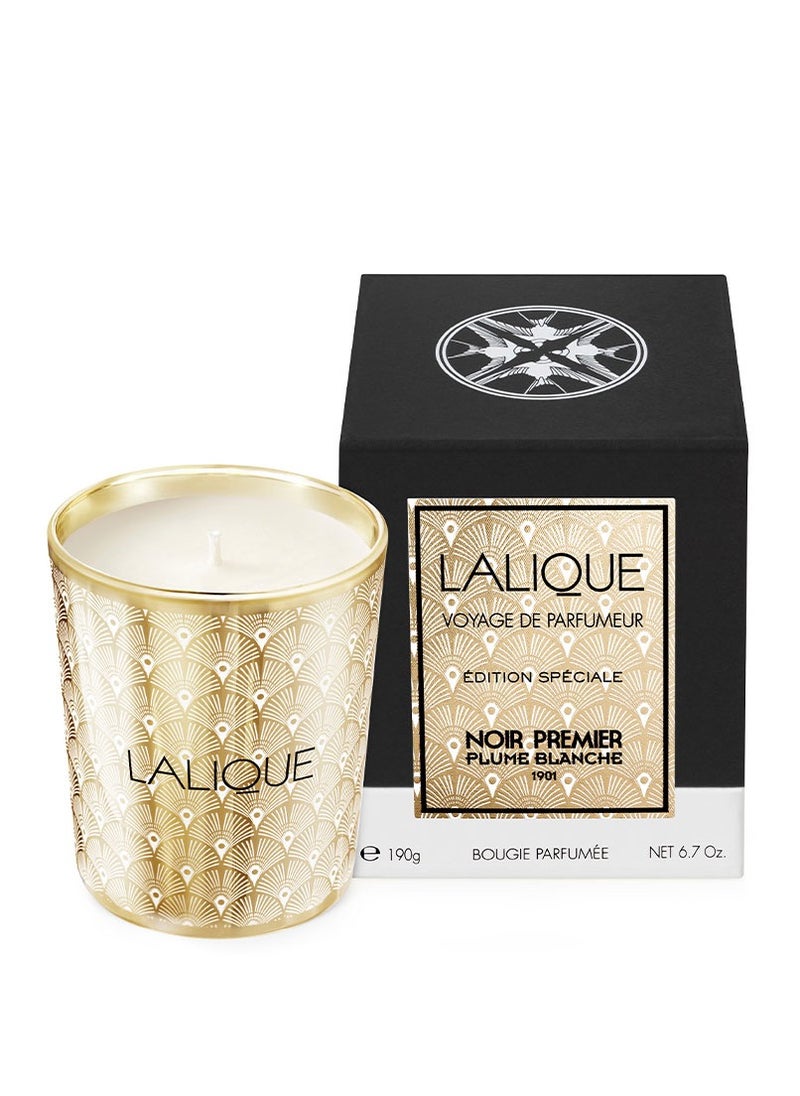 LALIQUE - Lalique Candle 190g Noir Premier - Image 1