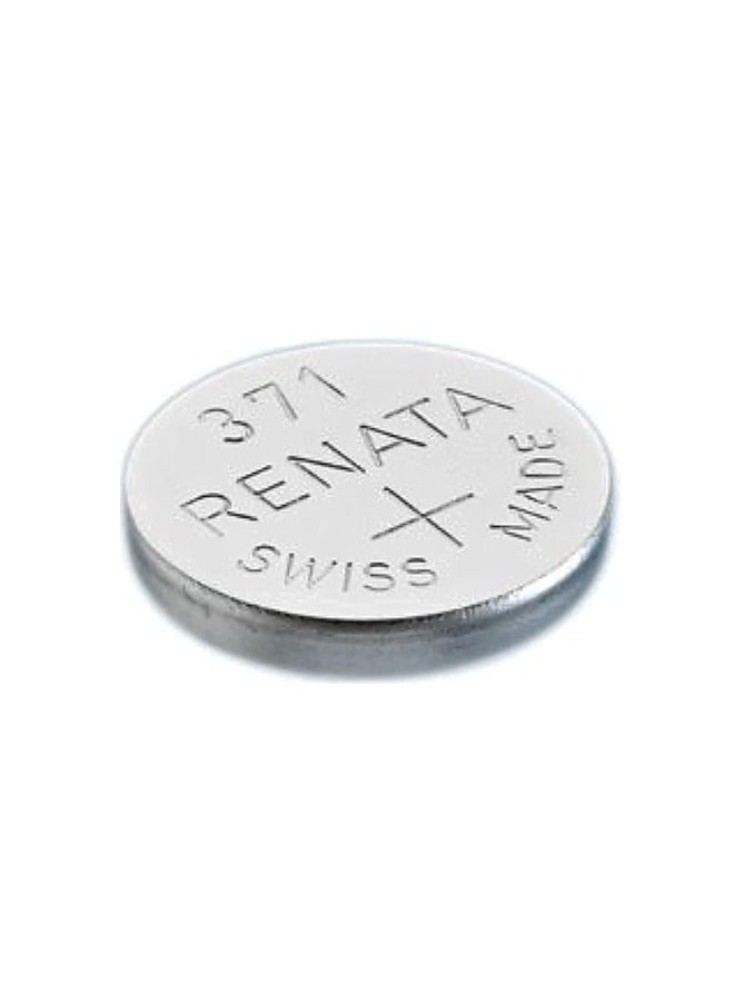 Renata Watch Battery 371 Swiss Made SR920SW Silver 1.55 V -1 Pieces - Image 1