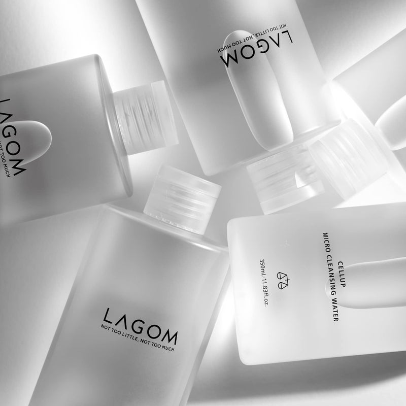 LAGOM Cellup Micro Cleansing Water, Natural Micellar, Moisturizing Face Wash, Facial Cleanser for All Skin Type 11.83 Fl Oz - Image 3