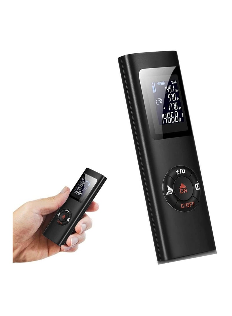 Ainawo Laser Measure, 40m/131ft Laser Distance Meter, Portable Laser Measurement Tool with Backlight, Rechargeable Range Finder for Measure Distance/Volume/Area/Pythagorean - Image 1