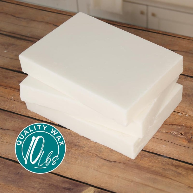 Direct Candle Supply Coconut Soy Wax Blend for Candle Making - 10 lb. Creamy Blend for High Load Fragrance Formulation + 50 5-Inch pre-Waxed German/American Wicks (10lb + 50 Wicks) - Image 2