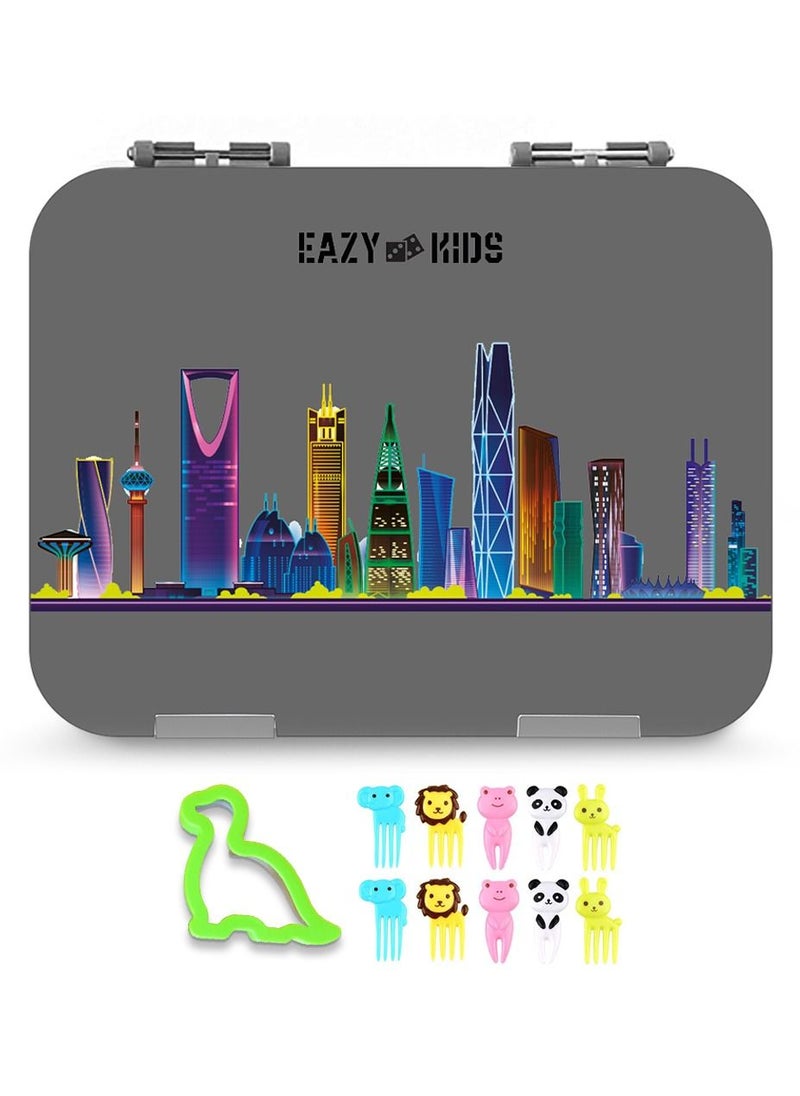 Eazy Kids 4 Convertible Bento Lunch Box  - Image 1