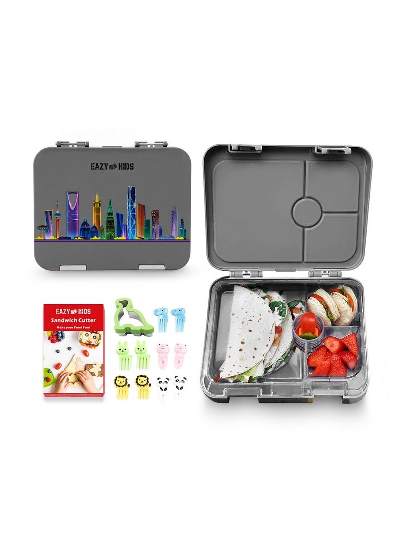 Eazy Kids 4 Convertible Bento Lunch Box  - Image 2