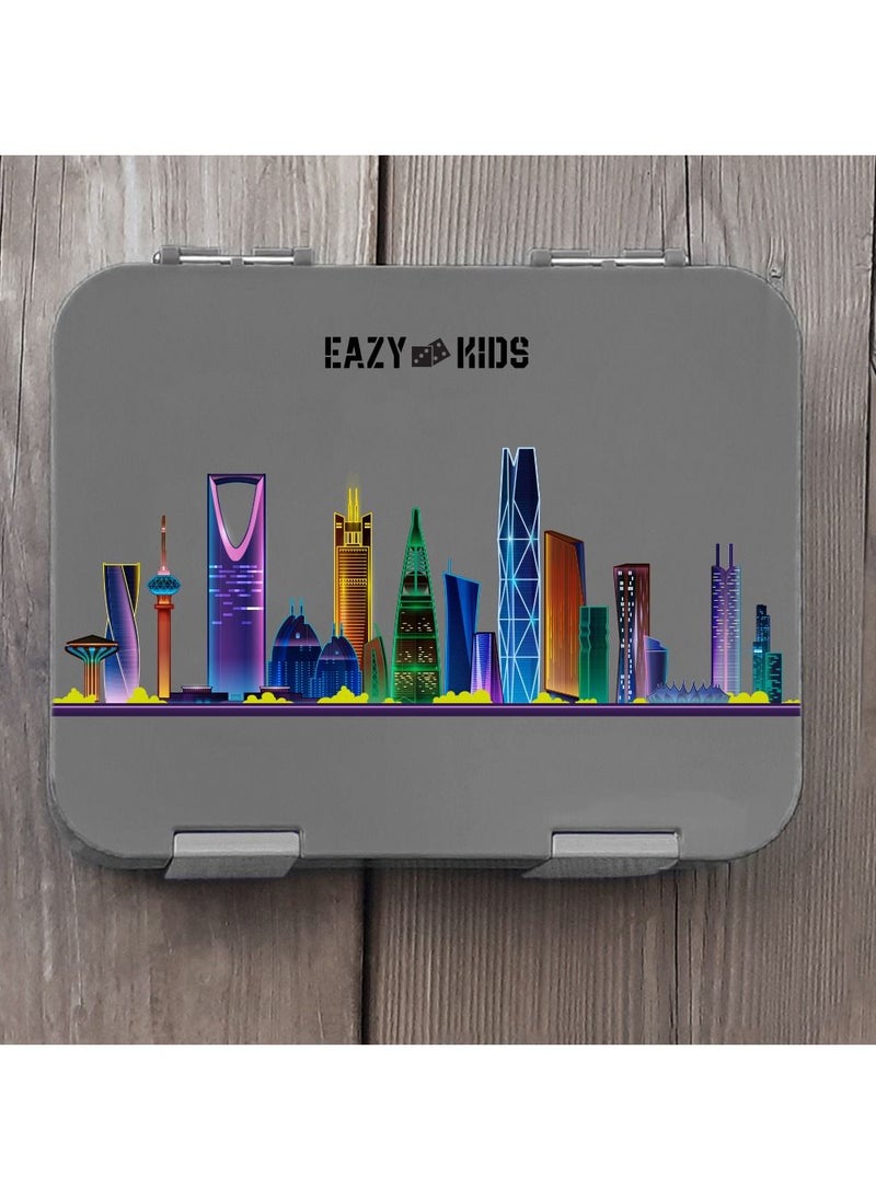 Eazy Kids 4 Convertible Bento Lunch Box  - Image 3