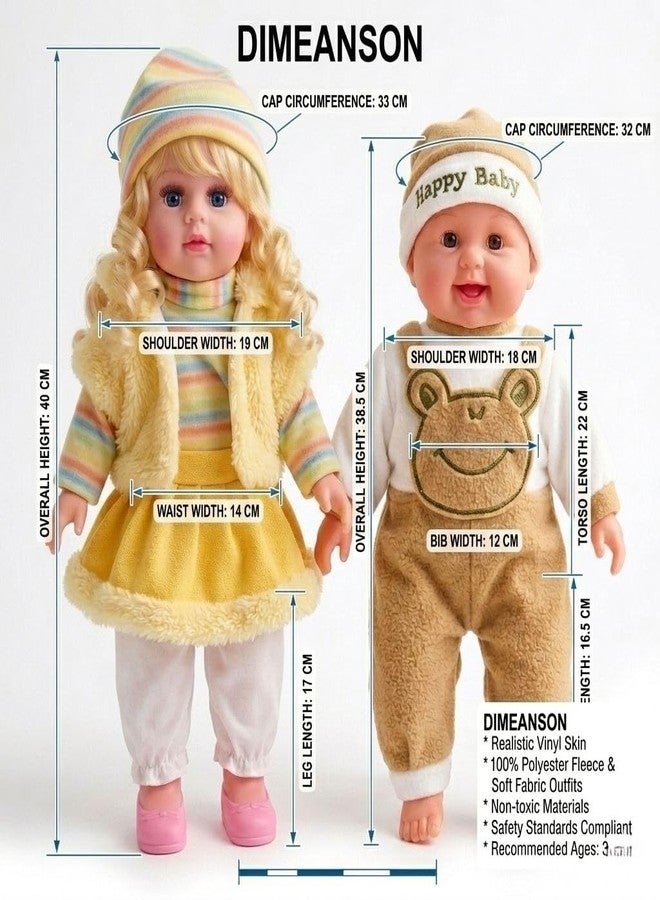 ABSTER ids Musical Talking Doll Combo Set | Soft Plush Baby Dolls with Touch Sound Sensor | Interactive Talking Toy for Boys & Girls | Birthday Gift (Random Color & Design) - Image 3