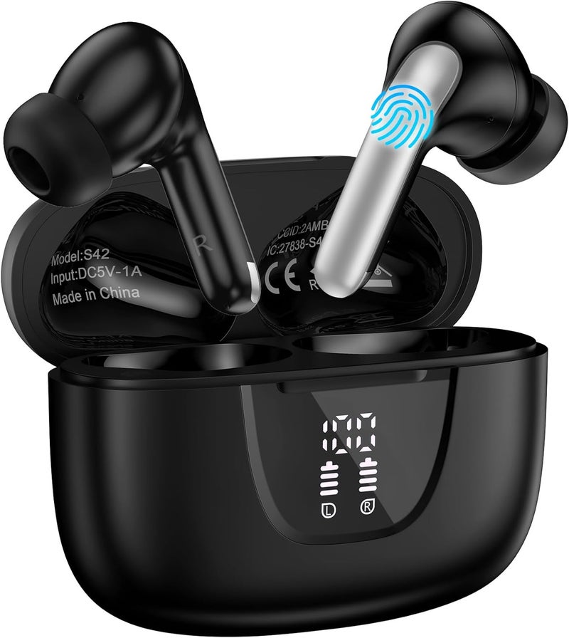 AILKIN Samsung Wireless Earbuds for Samsung Galaxy A17 A16 A36 S25 Ultra S25+ S24, Bluetooth in-Ear Headphone for iPhone17 Pro Max air/16e/16/15 Plus, Ear Buds Galaxy Z Fold 7 Z Flip Oneplus Google Earphone - Image 1