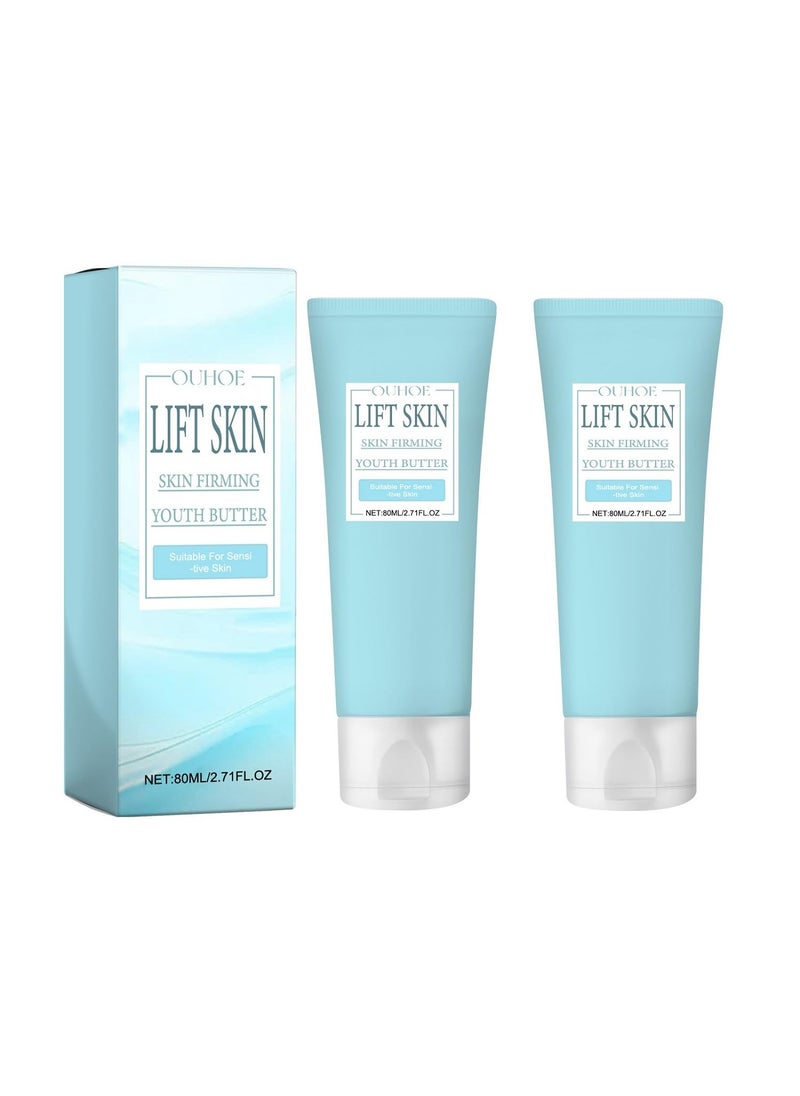 OUKPANE - 2Pcs LuxeLift Skin Firming Youth ButterLuxelift Skin Firming CreamLuxelift Skin Firming Body ButterButter Anti Aging Moisturizer - Image 1