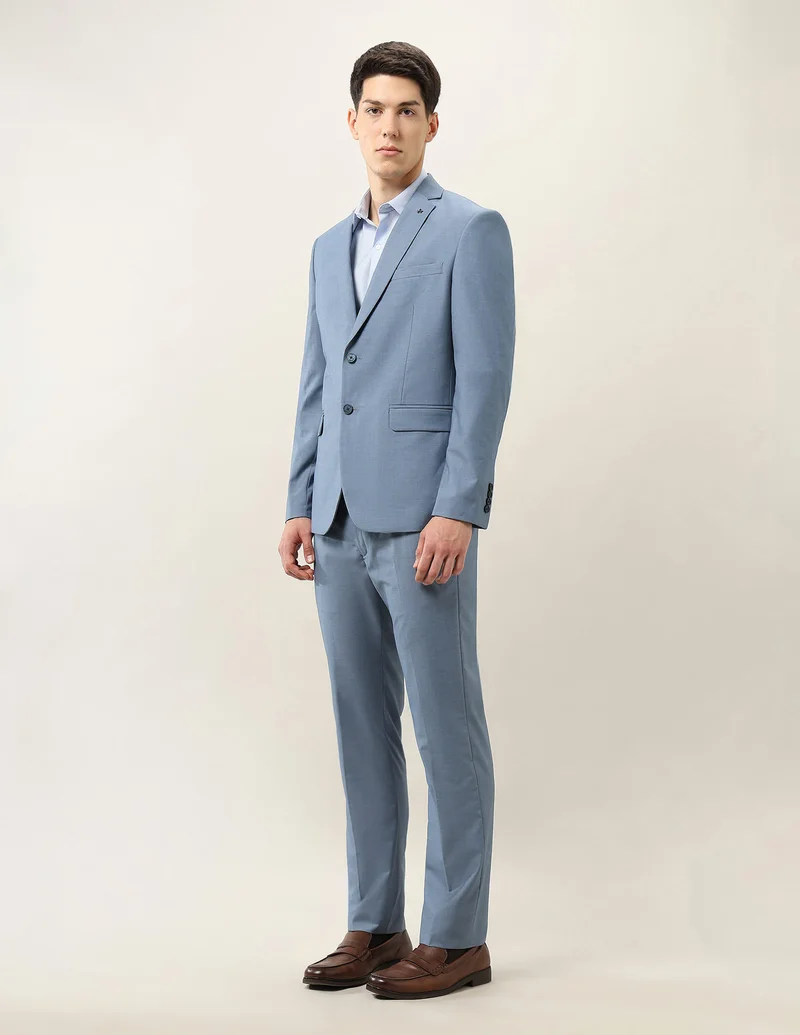 Arrow Blue Cermony Dobby Tailored Fit Suit for Men | Best Price UAE